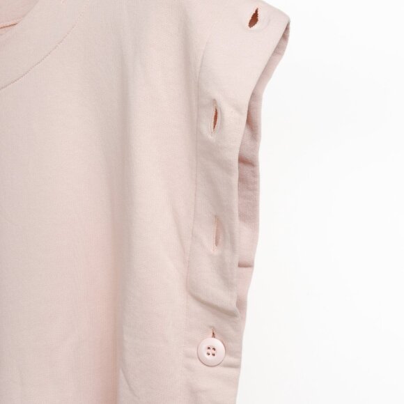 Maison Margiela MM6 Pink Convertible Buttons Sweatshirt - Picture 6 of 10